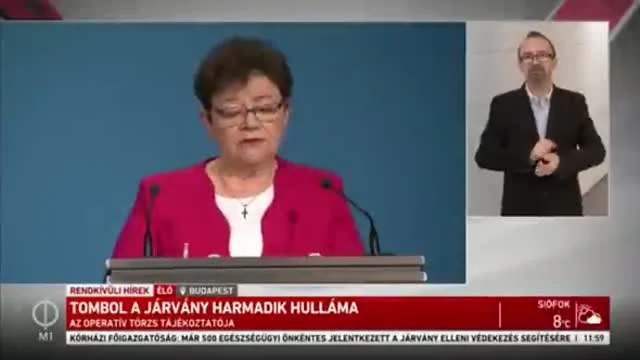 Szenilis vén tyúk hülyeségeket beszél benyomva