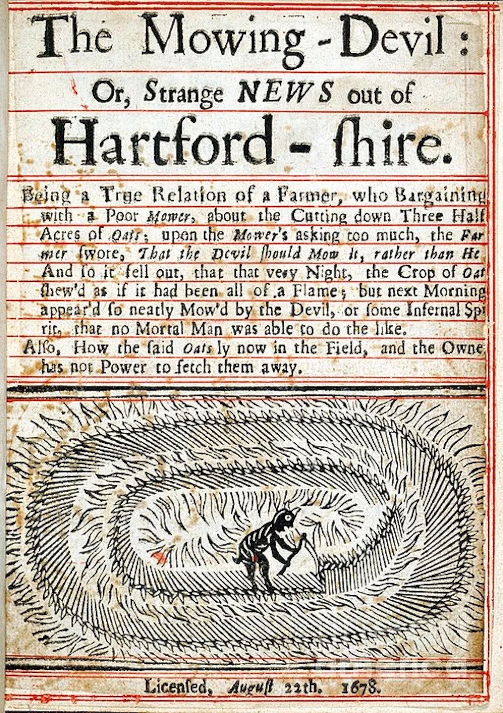 Gabonakör 1678-ban ? - A Hertfordshire-i kaszás ördög - 1